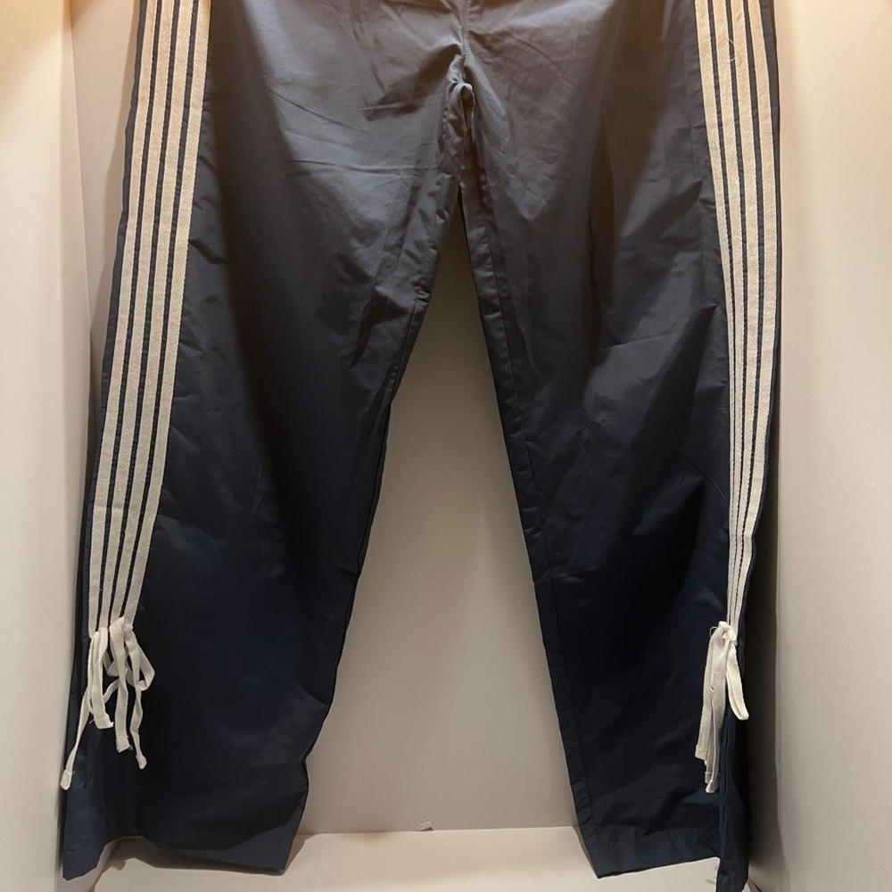 PacSun Navy Wide Leg Track Pants